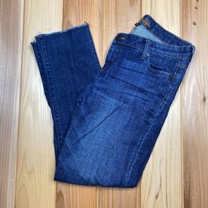 Kut from the Kloth Slim Fit Ankle Fray Jeans
